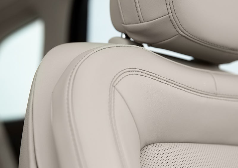 Fine craftsmanship is shown through a detailed image of front-seat stitching. | Lincoln of Coconut Creek in Coconut Creek FL