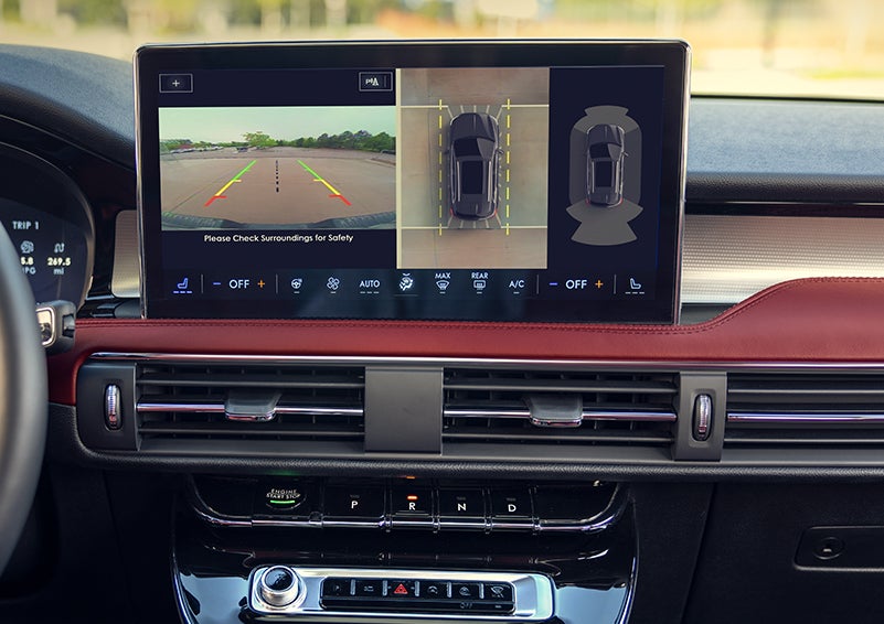 The large center touchscreen of a 2024 Lincoln Corsair® SUV is shown. | Lincoln of Coconut Creek in Coconut Creek FL